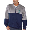 Seattle Mariners G-III Sports by Carl Banks Flip Shot Full-Zip Track Jacket - Navy