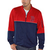 Boston Red Sox G-III Sports by Carl Banks Flip Shot Full-Zip Track Jacket - Navy