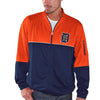 Detroit Tigers G-III Sports by Carl Banks Flip Shot Full-Zip Track Jacket - Navy