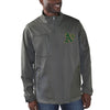 Oakland Athletics G-III Sports by Carl Banks Scrimmage Full-Zip Jacket - Charcoal