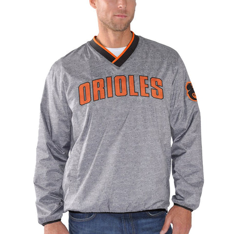 Baltimore Orioles G-III Sports by Carl Banks Coin Toss Pullover Jacket - Gray