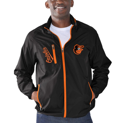Baltimore Orioles G-III Sports by Carl Banks Game Plan Full-Zip Jacket - Black