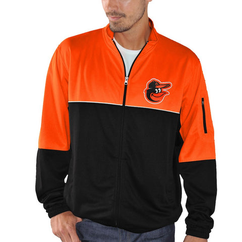 Baltimore Orioles G-III Sports by Carl Banks Flip Shot Full-Zip Track Jacket - Black