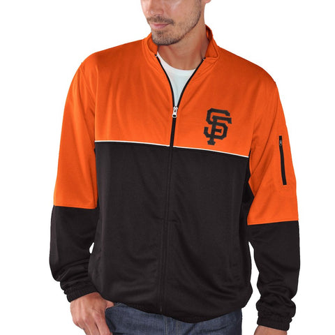 San Francisco Giants G-III Sports by Carl Banks Flip Shot Full-Zip Track Jacket - Black