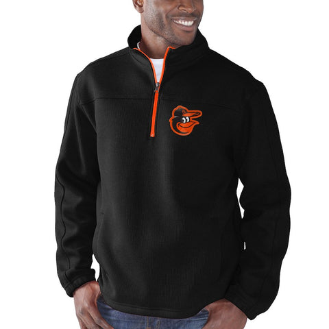 Baltimore Orioles G-III Sports by Carl Banks Intermission 1/2 Zip Jacket - Black