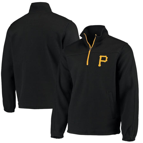 Pittsburgh Pirates G-III Sports by Carl Banks Intermission 1/2 Zip Jacket - Black