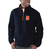 Detroit Tigers G-III Sports by Carl Banks Intermission 1/2 Zip Jacket - Navy