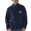 Atlanta Braves G-III Sports by Carl Banks Rebound Full-Zip Fleece Jacket - Navy