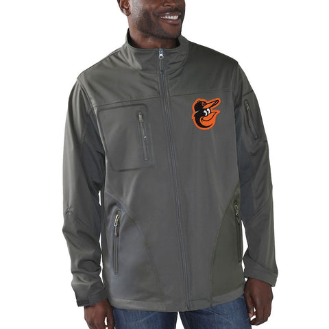 Baltimore Orioles G-III Sports by Carl Banks Scrimmage Full-Zip Jacket - Charcoal