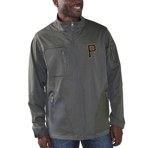 Pittsburgh Pirates G-III Sports by Carl Banks Scrimmage Full-Zip Jacket - Charcoal
