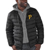 Pittsburgh Pirates G-III Sports by Carl Banks 3-Point Quilted Full Zip Jacket - Black