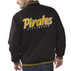 Pittsburgh Pirates G-III Sports by Carl Banks Red Line Wool Varsity Jacket - Black