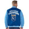 Kansas City Royals G-III Sports by Carl Banks Field Goal Cotton Canvas Commemorative Jacket - Royal
