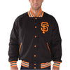 San Francisco Giants G-III Sports by Carl Banks Grand Slam Varsity Jacket - Black