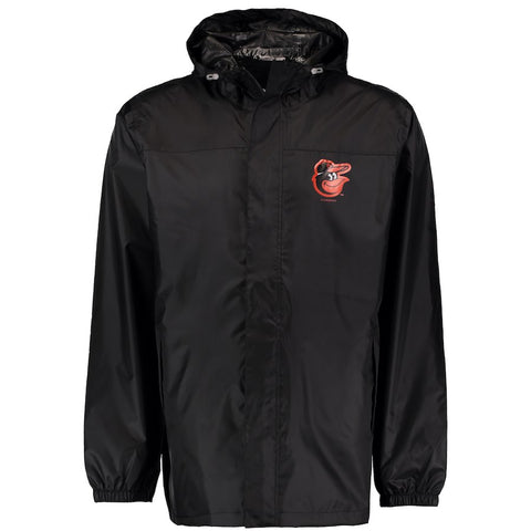 Baltimore Orioles G-III Sports by Carl Banks Clutch Hit Full-Zip Hooded Rain Jacket - Black