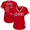 Mike Trout Los Angeles Angels Majestic Women's Cool Base Player Jersey