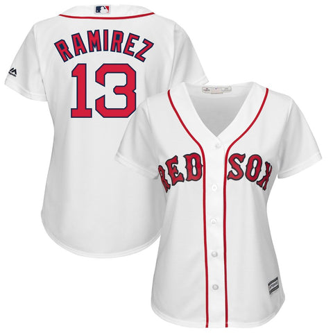 Hanley Ramirez Boston Red Sox Majestic Women's Cool Base Player Jersey - White