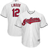 Francisco Lindor Cleveland Indians Majestic Youth Home 2015 Official Cool Base Player Jersey - White