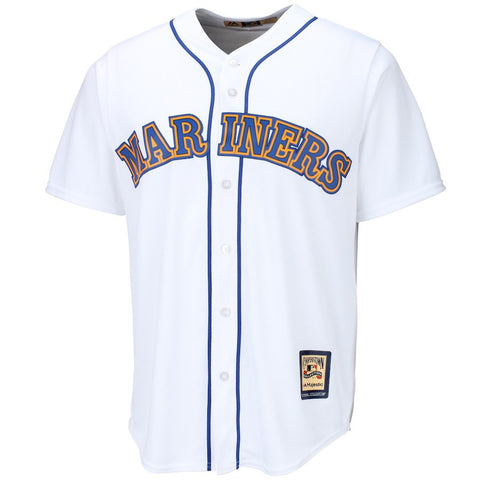 Seattle Mariners Majestic Cooperstown Cool Base Team Jersey - White