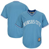 Kansas City Royals Majestic Cooperstown Cool Base Team Jersey - Light Blue