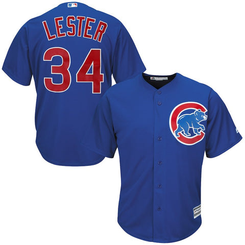 Jon Lester Chicago Cubs Majestic Cool Base Player Jersey