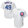 Jake Arrieta Chicago Cubs Majestic Official Cool Base Player Jersey