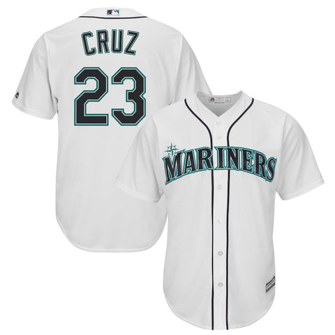 Nelson Cruz Seattle Mariners Majestic Cool Base Player Jersey - White