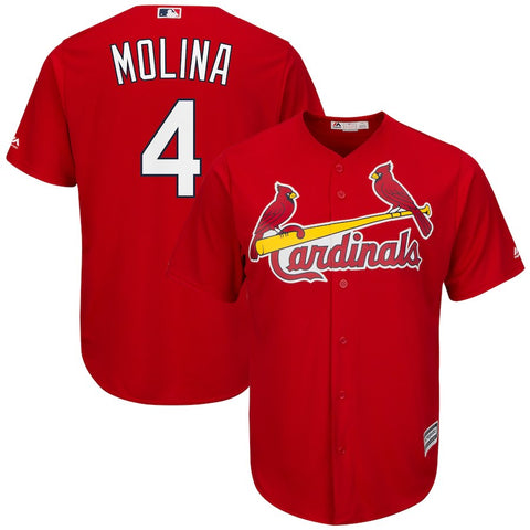 Yadier Molina St. Louis Cardinals Majestic Cool Base Player Jersey