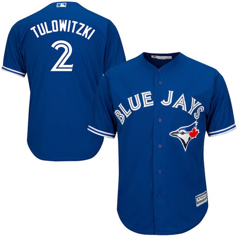Troy Tulowitzki Toronto Blue Jays Majestic Official Cool Base Player Jersey