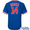Ernie Banks Chicago Cubs Majestic Cool Base Cooperstown Collection Player Jersey Blue