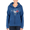 Toronto Blue Jays 5th & Ocean by New Era Women's Core Fleece Hoodie