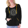 Boston Bruins Touch by Alyssa Milano Women's Driftwood Hoodie - Black