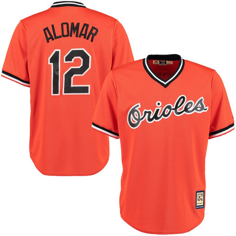 Roberto Alomar Baltimore Orioles Majestic Cool Base Cooperstown Collection Player Jersey - Orange