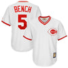 Johnny Bench Cincinnati Reds Majestic Cool Base Cooperstown Collection Player Jersey - White