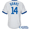 Ernie Banks Chicago Cubs Majestic Cool Base Cooperstown Collection Player Jersey Blue