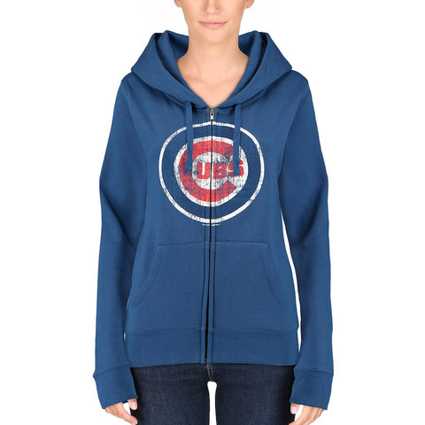 Chicago Cubs 5th & Ocean by New Era Women's Core Fleece Hoodie - Royal Blue