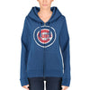 Chicago Cubs 5th & Ocean by New Era Women's Core Fleece Hoodie - Royal Blue