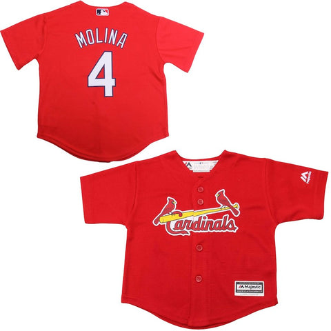 Yadier Molina St. Louis Cardinals Majestic Preschool Official Cool Base Player Jersey - Red