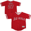 Mike Trout Los Angeles Angels Majestic Toddler Official Cool Base Player Jersey