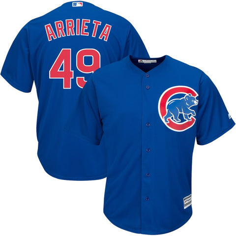 Jake Arrieta Chicago Cubs Majestic Official Cool Base Player Jersey