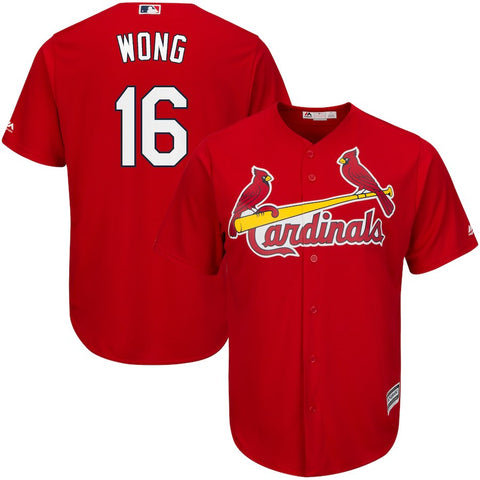 Kolten Wong St. Louis Cardinals Majestic Official Cool Base Player Jersey
