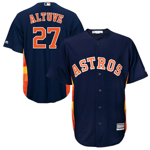 Jose Altuve Houston Astros Majestic Official Cool Base Player Jersey