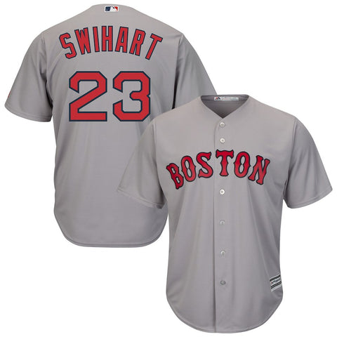Blake Swihart Boston Red Sox Majestic Official Cool Base Player Jersey - Gray
