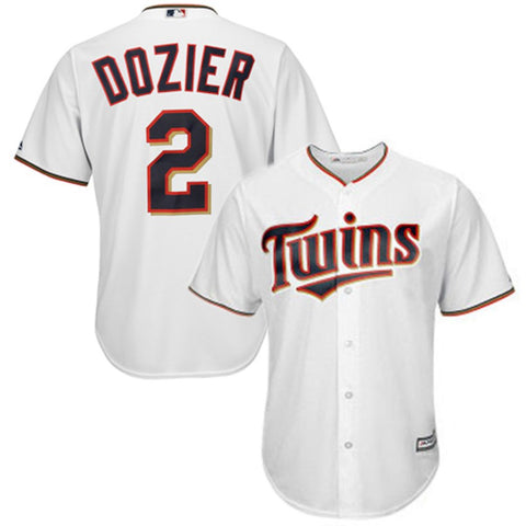 Brian Dozier Minnesota Twins Majestic Cool Base Player Jersey - White
