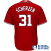 Max Scherzer Washington Nationals Majestic Cool Base Player Jersey