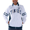 New York Yankees G-III Sports by Carl Banks Women's Rookie Track Jacket - White