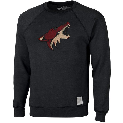 Arizona Coyotes Original Retro Brand Logo Super Soft Fleece Sweatshirt - Black