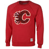 Calgary Flames Original Retro Brand Logo Super Soft Fleece Sweatshirt - Red