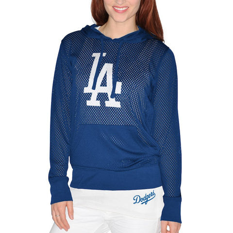 Los Angeles Dodgers G-III Sports by Carl Banks Women's Kickoff Pullover Hoodie and Tank Top - Royal