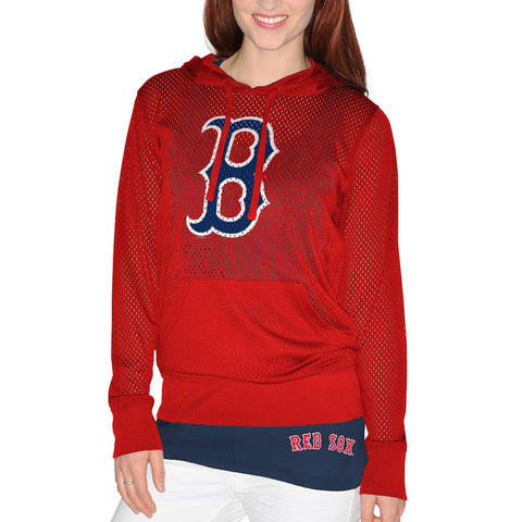 Boston Red Sox G-III Sports by Carl Banks Women's Kickoff Pullover Hoodie and Tank Top - Navy